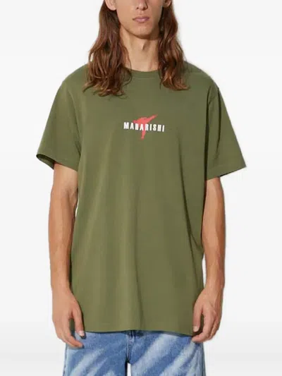 Maharishi Invisible Warrior Graphic-print T-shirt In Green