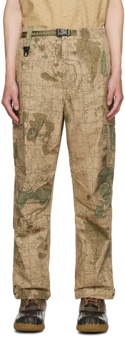 Maharishi Khaki Trek Cargo Pants In Desert
