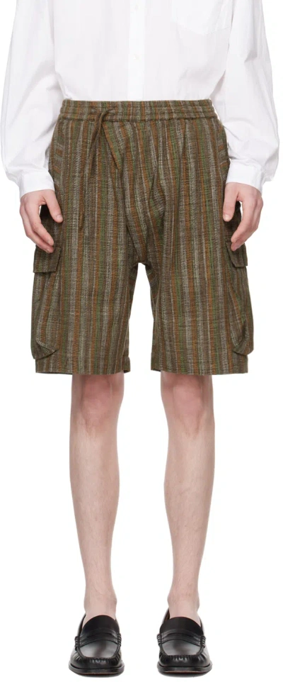 Maharishi Khaki Wagara Shorts In Olive