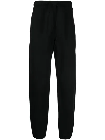 Maharishi Logo-embroidered Track Trousers In Black