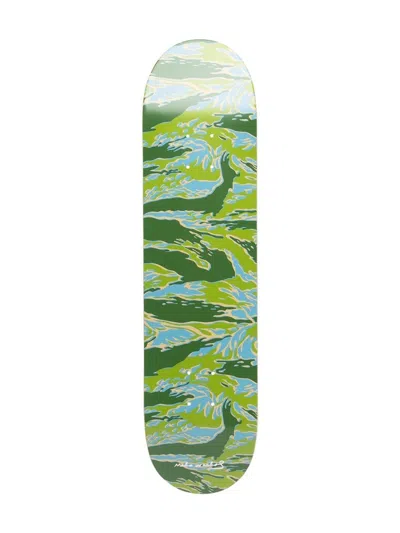 Maharishi Logo-print Detail Skateboard In Green
