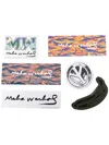 Maharishi Logo Sticker Set In 橘色