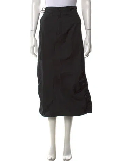 Pre-owned Maharishi Long Skirt In Black