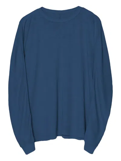 Maharishi Long-sleeve Organic-cotton T-shirt In Blue