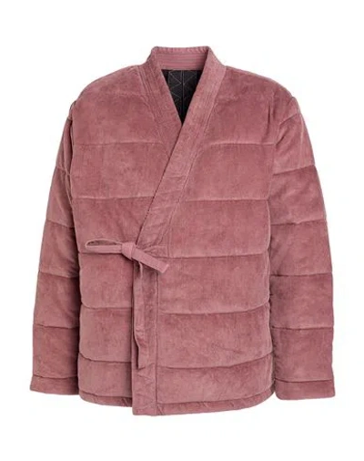 Maharishi Man Puffer Antique Rose Size M Hemp, Organic Cotton, Recycled Polyester In Pink
