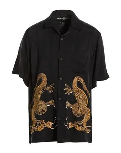 Maharishi Man Shirt Black Size M Cupro