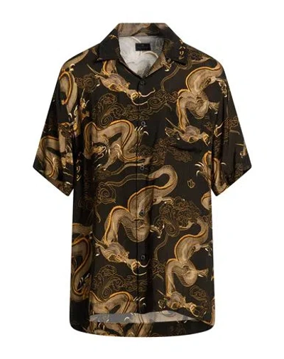Maharishi Man Shirt Black Size M Cupro