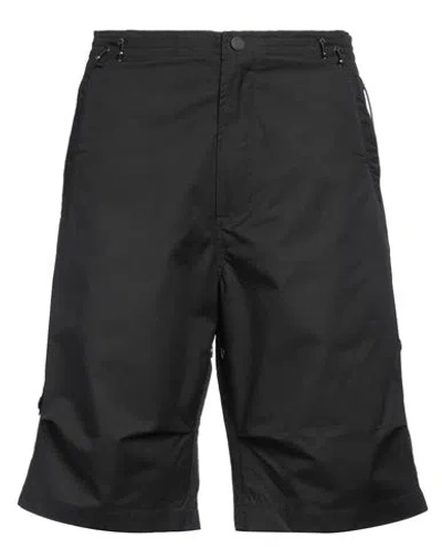 Maharishi Man Shorts & Bermuda Shorts Black Size Xl Organic Cotton, Recycled Polyester