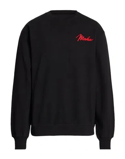 Maharishi Man Sweatshirt Black Size L Organic Cotton