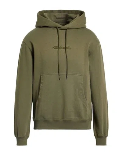 Maharishi Man Sweatshirt Military Green Size M Organic Cotton