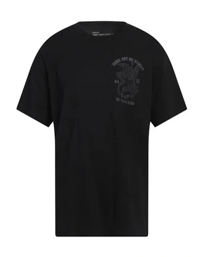 Maharishi Man T-shirt Black Size Xl Organic Cotton