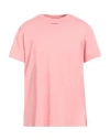 Maharishi Man T-shirt Salmon Pink Size M Cotton In Pink