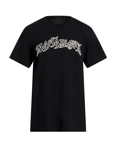 Maharishi Man T-shirt Black Size Xl Organic Cotton