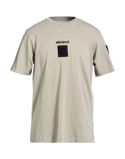 Maharishi Man T-shirt Khaki Size Xl Organic Cotton In Neutral