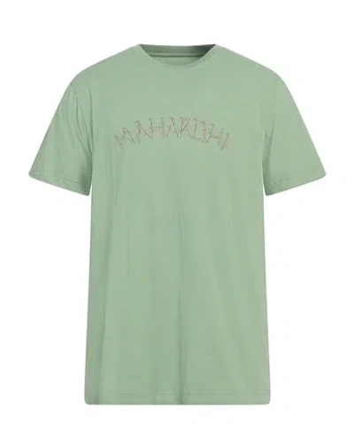 Maharishi Man T-shirt Light Green Size Xl Organic Cotton