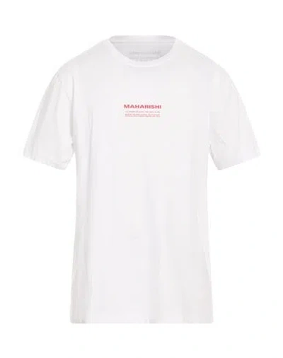 Maharishi Man T-shirt White Size M Organic Cotton