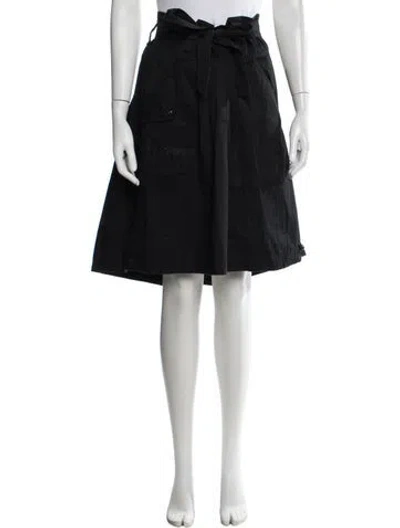 Pre-owned Maharishi Midi Length Skirt In Black