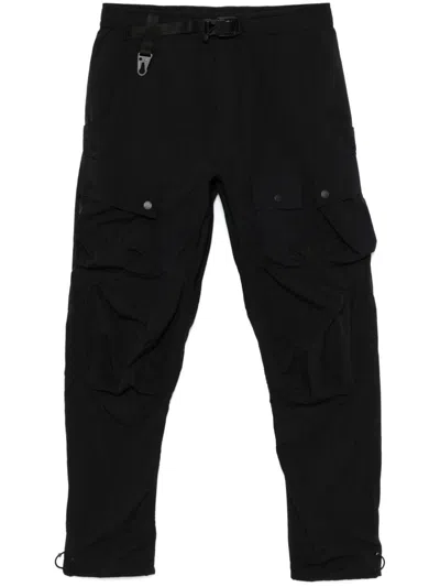 Maharishi Multi-pocket Cargo Pants In Black