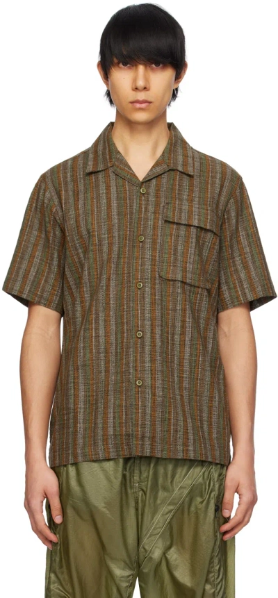 Maharishi Multicolor Wagara Shirt In Olive