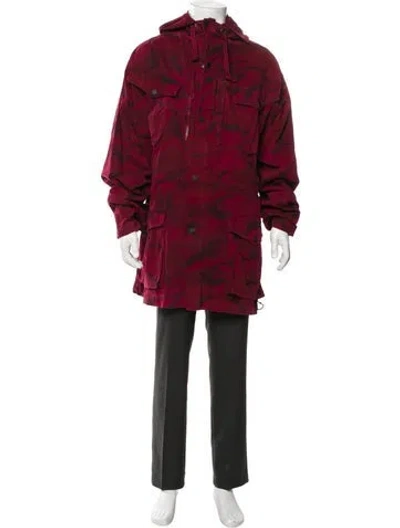Pre-owned Maharishi Parka In Burgundy