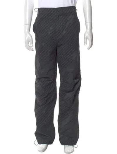 Pre-owned Maharishi Plaid Print Ski Pants In Gray