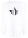 Maharishi Pointillist Temple Cotton Top In White