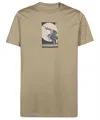 Maharishi Printed Cotton T-shirt In Green