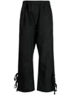 Maharishi Shinobi Organic-cotton Blend Track Pants In Black
