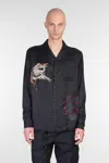 Maharishi Crow And Heron Camp Collar Shirt