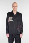 Maharishi Crow And Heron Camp Collar Shirt