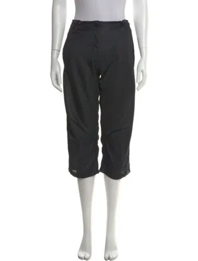 Pre-owned Maharishi Straight Leg Pants In Black