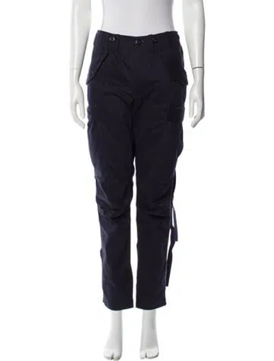 Pre-owned Maharishi Straight Leg Pants In Purple