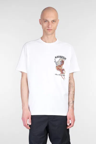 Maharishi T-shirt In White Cotton