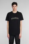 Maharishi Logo-print Cotton T-shirt In Black