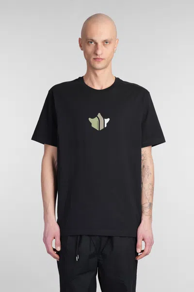 MAHARISHI T-SHIRT IN BLACK COTTON