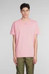 MAHARISHI T-SHIRT IN ROSE-PINK COTTON