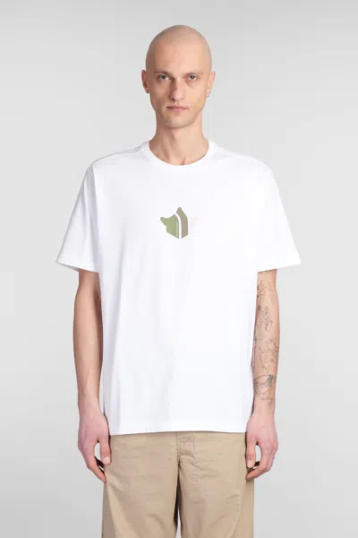 MAHARISHI T-SHIRT IN WHITE COTTON