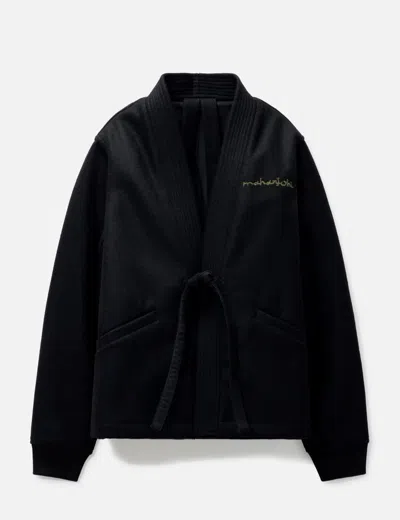 Maharishi Thar Dragon Stadium Kimono In Black