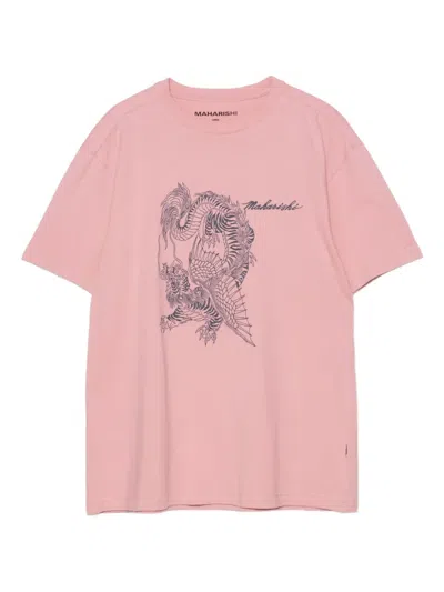Maharishi Dragon Graphic T-shirt