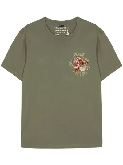 Maharishi 1103 Nekomata Tiger Jacket In Green