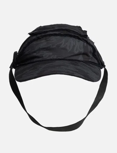 Maharishi Tigerstripe Camo E.c.w.s Cap / Mask In Black