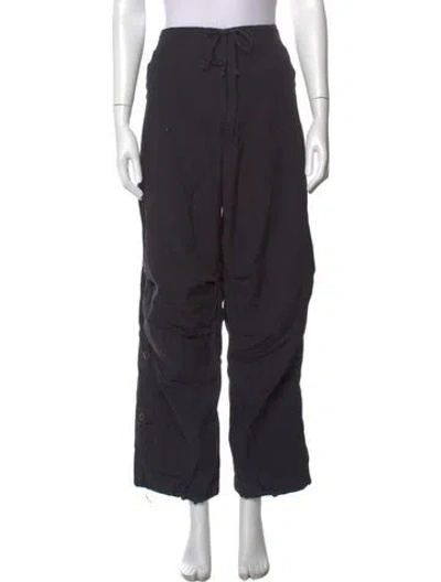 Pre-owned Maharishi Wide Leg Pants In Black