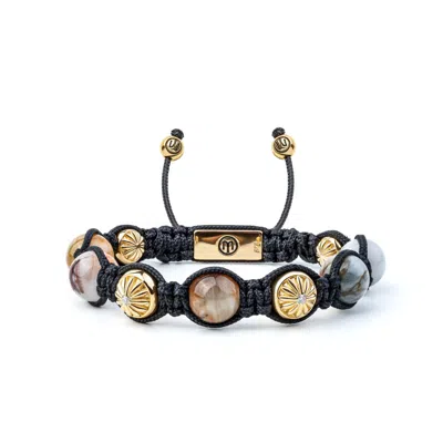 Mahigan Women's Black / Gold Eagle Eye Bracelet In Gold - The Maverick