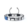 Mahigan Women's Black / Silver / Blue Silver Bracelet With Blue Sapphire - The Innovator