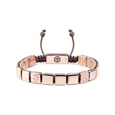 Mahigan Women's Flat - Bead Mauve Bracelet In Rose Gold