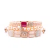 Mahigan Women's White / Red / Pink The Sakura Stack