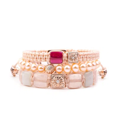 Mahigan Women's White / Red / Pink The Sakura Stack In Multi
