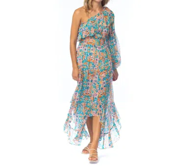 Mahila Arlo Dress In Jade In Blue