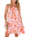 Mahila Xiomara Mini Dress In Marigold In Gold