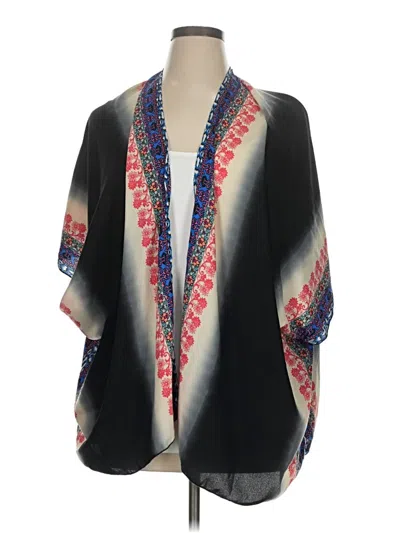 Pre-owned Mahina Kimono In Black